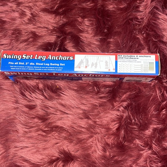 NWT! Flexible Flyer swing Set Leg Anchor Kit - Picture 2 of 2